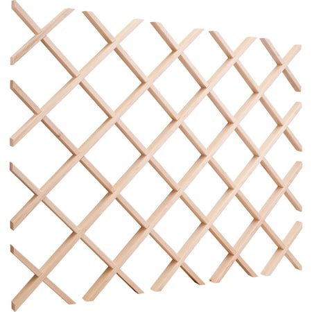 Hardware Resources 30"Hx24" W Maple Wine Bottle Lattice WR30MP